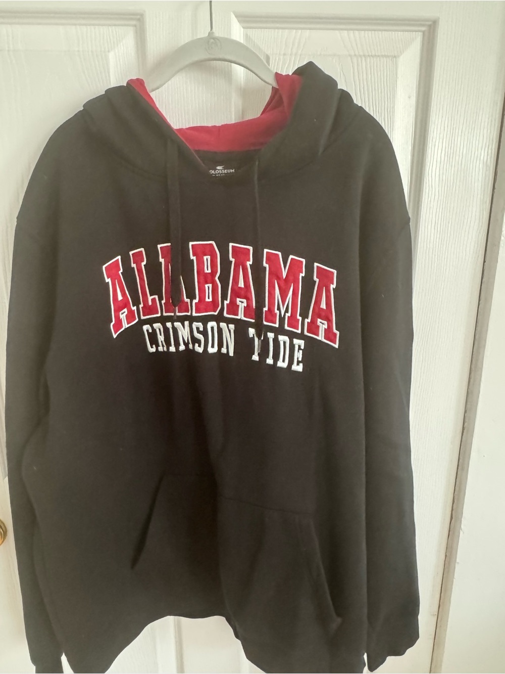 Colosseum Black and Red Men's Pullover Hoodie